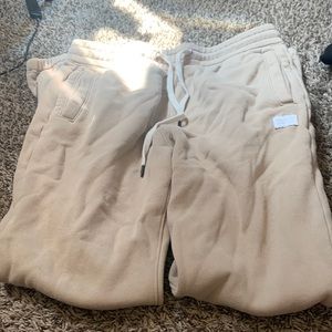 Medium brown sweat pants